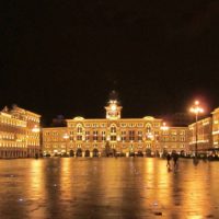 La splendida Piazza Unità d'Italia a Trieste